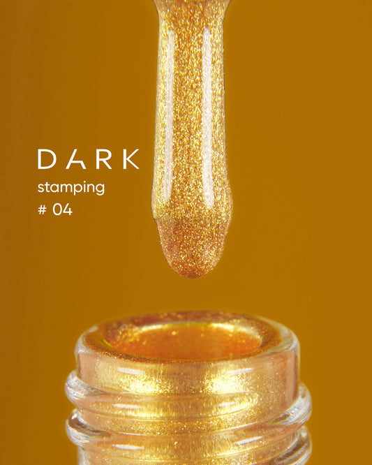 DARK Stamping Polish #04 Gold, 10 ml