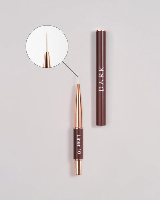 DARK Liner Brush (10mm) – Professional Nail Art Brush, 1pc