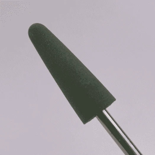 DARK Silicone Polisher #302 – Thin Rounded Bullet, Green