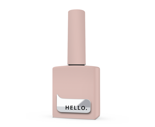 HELLO Flow Base, RIZZ – Soft Nude-Colored Gel Base, 15ml