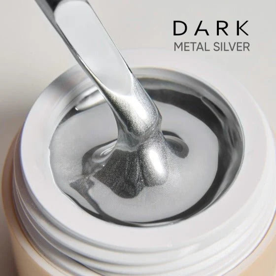 DARK Silver Metal Gel Paint, 5 g