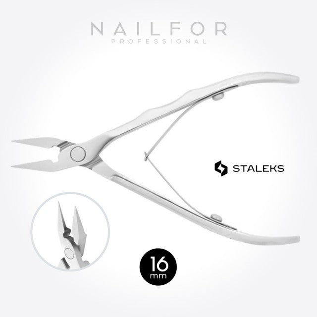 STALEKS PRO Expert 61 Ingrown Toenail Nippers – Full Jaw 16 mm