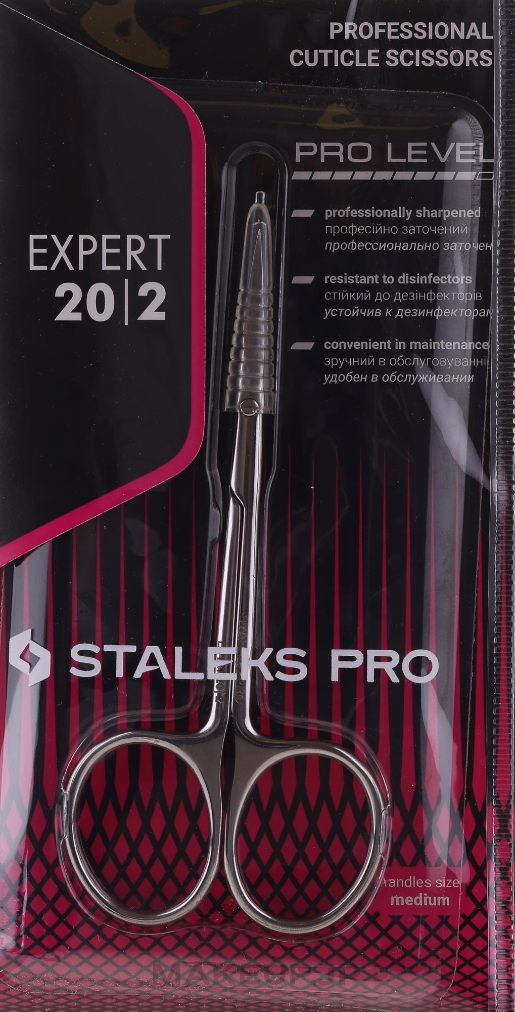 STALEKS PRO EXPERT 20/2 Professional Cuticle Scissors (SE-20/2)