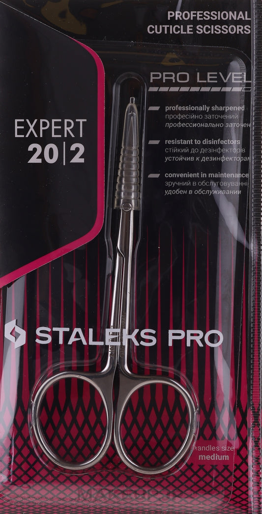 STALEKS PRO EXPERT 20/2 Professional Cuticle Scissors (SE-20/2)