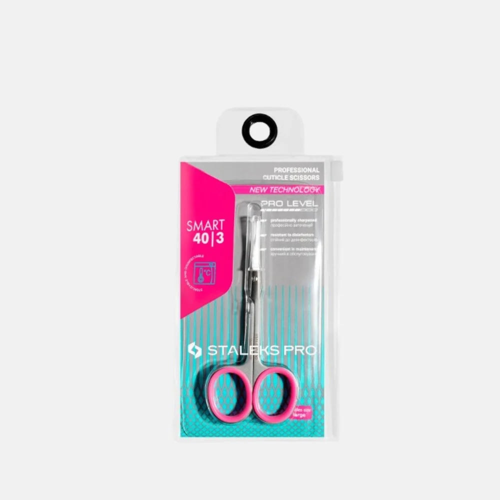 STALEKS PRO SMART 40/3 Professional Cuticle Scissors (SS-40/3)